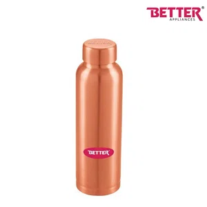Better Ozone Copper Bottle 1000 ml, Premium-grade pure copper construction, Leak-proof screw cap