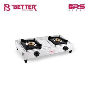 Better Magnum LPG Gas Stove Brass Burner, Spacious jumbo body, Double brass burners, Ergonomic knobs