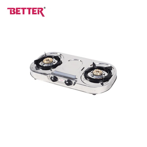 Better Plus 2 LPG Gas Stove Brass Burner