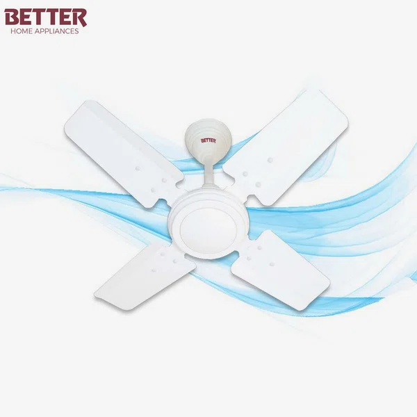 Better Express 24 Ceiling Fan, 4 Blades, 75W Powerful Motor with 690 RPM, 1 Year Warranty