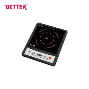 Better Star Induction Cooktop, 2000 W, A Grade Polished Black Crystal Plate, Four Digit Display