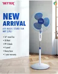 Better Air Magic Stand Fan, 16 Inches Height, 4 Different Speed, 3 ABS Plastic Blades, 100% pure copper motor image 2