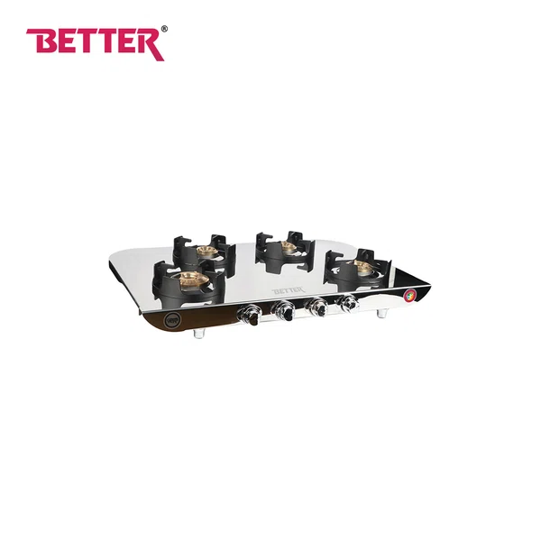 Better Weightly Auto 4 LPG Gas, 2mm Stainless Steel Body, 2 Powerful burner