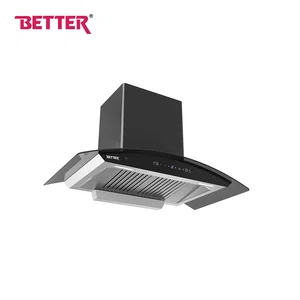 Better Breath 90 Pro Glass Hood Chimney, 90 cm, 3 Baffles Filters, Motion Sensor, Auto Heat Clean - Available at AfnoBazar Nepal