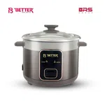 Better King Electric Rice Cooker 1.5 L, Steel Pot, Glass Lid, Cool Touch Handle, Over Heat Protection - Available at AfnoBazar Nepal
