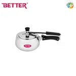 Better Triply Steelux Pressure Cooker 2 LTR, Premium Stainless Steel 304, Induction Friendly and Fast Cooking - Available at AfnoBazar Nepal