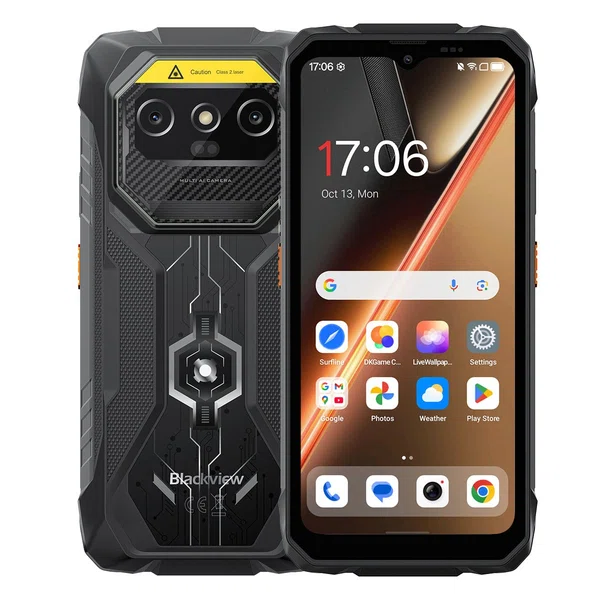 Blackview Rock 1 Pro Rugged Phone with 2D Barcode Scanner (8GB RAM, 256GB, 15000mAh) - Available at AfnoBazar Nepal