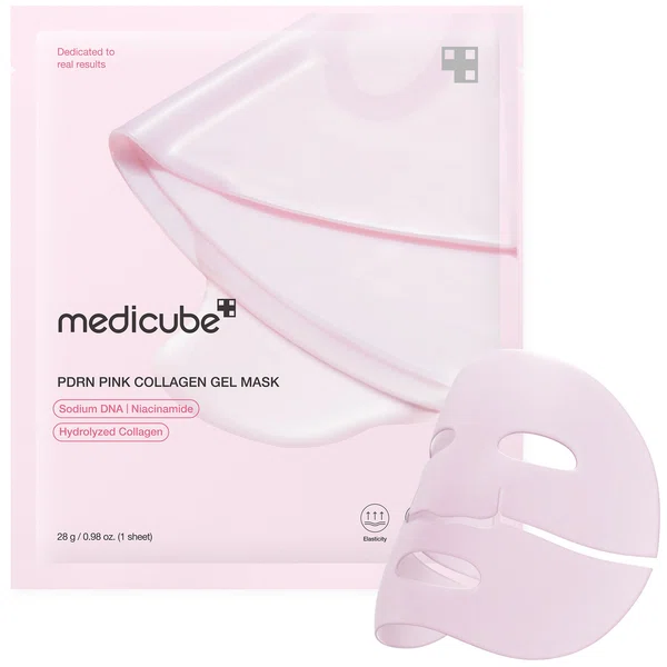 Medicube PDRN Pink Collagen Gel Mask Pack - Available at AfnoBazar Nepal