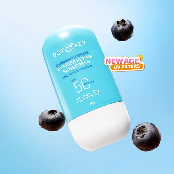 Dot & Key Blueberry Hydrate Barrier Repair Sunscreen 50g - Available at AfnoBazar Nepal