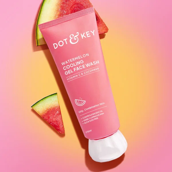 Dot & Key Watermelon Superglow Face Wash 100ml - Available at AfnoBazar Nepal