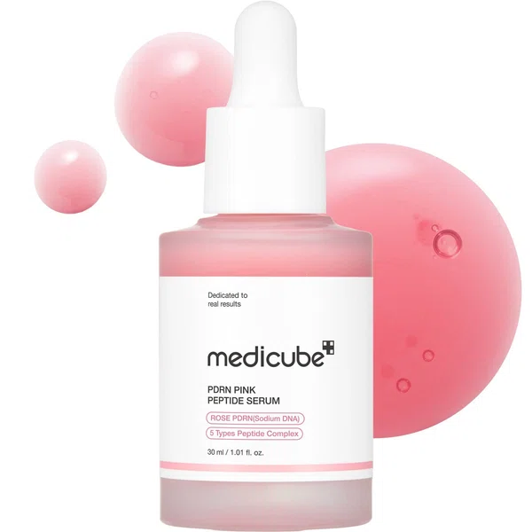 Medicube PDRN Pink Peptide Serum 30ml - Available at AfnoBazar Nepal