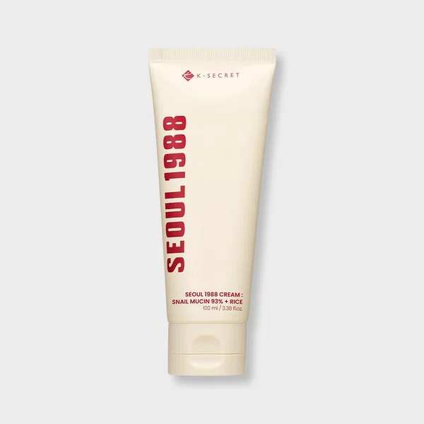 K-SECRET Seoul 1988 Cream Snail Mucin 93% + Rice 50ml - Available at AfnoBazar Nepal