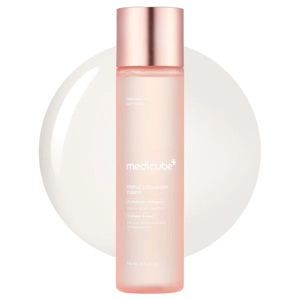 Medicube Triple Collagen Toner 140ml - Available at AfnoBazar Nepal