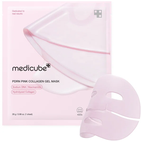 Medicube PDRN Pink Collagen Gel Mask Pack - Available at AfnoBazar Nepal