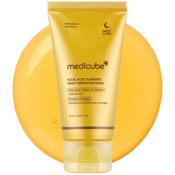 Medicube Kojic Acid Turmeric Night Wrapping Mask 75ml - Available at AfnoBazar Nepal