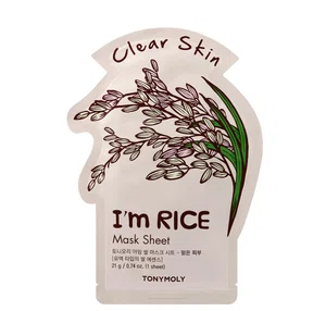 TONYMOLY I'm Real Sheet Mask - Rice - Available at AfnoBazar Nepal
