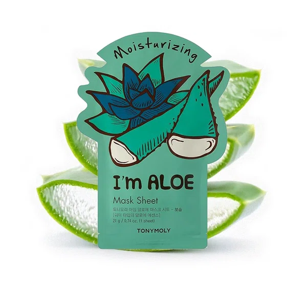 TONYMOLY I'm Real Sheet Mask - Aloe - Available at AfnoBazar Nepal