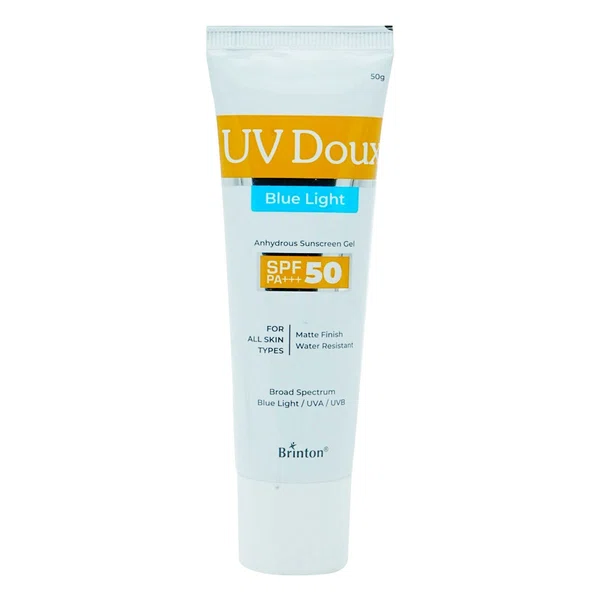 UV Doux Blue Light Sunscreen Gel 50g - Available at AfnoBazar Nepal