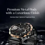 Ultima Magnum E500 Smartwatch with 1.43" AMOLED, Stainless Steel and Leather Straps, Bluetooth Calling and IP68 image 7