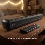 Ultima Wavebar 200W 2.1 Channel Soundbar with Wireless Subwoofer, HDMI ARC and Remote image 7