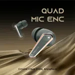Ultima Boom X1 Pro Wireless Earbuds with 40H Playtime, Quad Mic ENC, 50ms Game Mode and IPX5 image 4