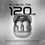 Ultima Atom Buds 2 ANC Earbuds with 32dB ANC, 120H Playtime, Multipoint and Bluetooth 5.4 - Available at AfnoBazar Nepal