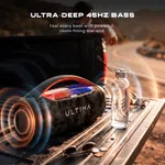 Ultima Boombox 130 120W Karaoke Speaker with UHF Wireless Microphone, RGB Lights and 10H Playtime - Available at AfnoBazar Nepal