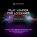 Ultima Thunder 120 Party Speaker with 110W RMS, 220W Peak Output, RGB Lights and IPX6 - Available at AfnoBazar Nepal