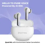 Ultima Boom 311 Wireless Earbuds with Ultima Link App, AI ENC, 45ms Game Mode and Bluetooth 5.4 - Available at AfnoBazar Nepal