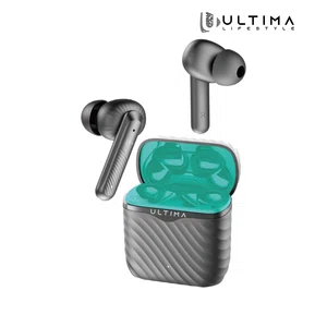 Ultima Atom 192 Pro Wireless Earbuds with 120H Playtime, Quad Mic ENC, 60ms Game Mode and Bluetooth 5.4 - Available at AfnoBazar Nepal