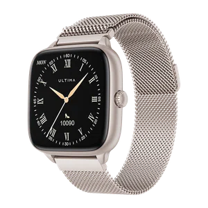 Ultima Diva Smartwatch with 1.72" HD Display, Zinc Alloy Body, Metal and Silicone Straps, Bluetooth Calling - Available at AfnoBazar Nepal