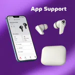 Ultima Boom Sleek Wireless Earbuds with 40H Playtime, 4-Mic AI ENC, App Support and IPX5 - Available at AfnoBazar Nepal