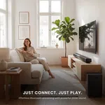 Ultima Wavebar 200W 2.1 Channel Soundbar with Wireless Subwoofer, HDMI ARC and Remote - Available at AfnoBazar Nepal