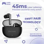 Ultima Boom 311 Wireless Earbuds with Ultima Link App, AI ENC, 45ms Game Mode and Bluetooth 5.4 - Available at AfnoBazar Nepal