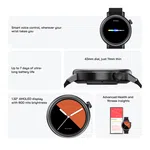 Ultima Glam Smartwatch with 1.32" AMOLED, Zinc Alloy Body, Magnetic Strap and Bluetooth Calling - Available at AfnoBazar Nepal