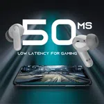 Ultima Atom Buds 2 ANC Earbuds with 32dB ANC, 120H Playtime, Multipoint and Bluetooth 5.4 - Available at AfnoBazar Nepal