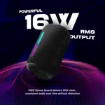 Ultima Marvel 16W Bluetooth Speaker with RGB Lights, 12H Playtime, TWS Pairing and IPX5 - Available at AfnoBazar Nepal
