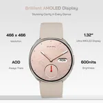 Ultima Pearl Smartwatch with 1.32" AMOLED, 42mm Zinc Alloy Body, Bluetooth 5.4 Calling and Health Tracking - Available at AfnoBazar Nepal