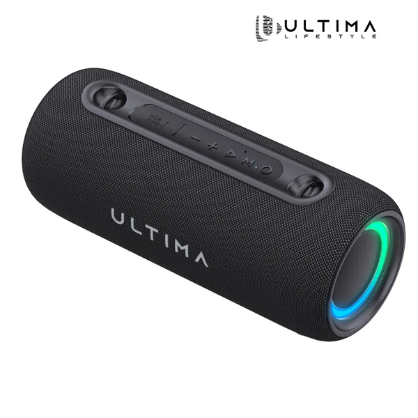Ultima Soundbox S20 30W Bluetooth Speaker with Extra Bass, RGB Lights, TWS Mode and IPX5 - Available at AfnoBazar Nepal