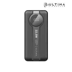 Ultima Boost 30K Pro 30000mAh Power Bank with 22.5W Fast Charging, LED Display and 4 Ports - Available at AfnoBazar Nepal