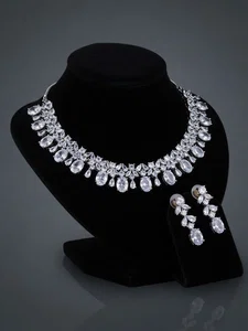 American Diamond Set (AD-014) - Available at AfnoBazar Nepal