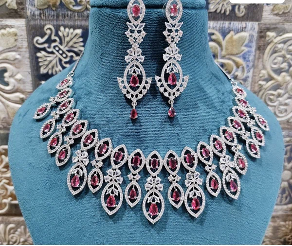 American Diamond Set (AD-019) - Available at AfnoBazar Nepal