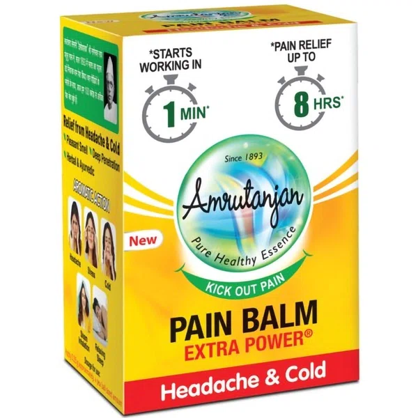 Amrutanjan New Pain Balm Extra Power 8ml