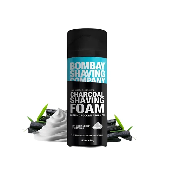 Bombay Shaving Company Charcoal Shaving Foam 50g