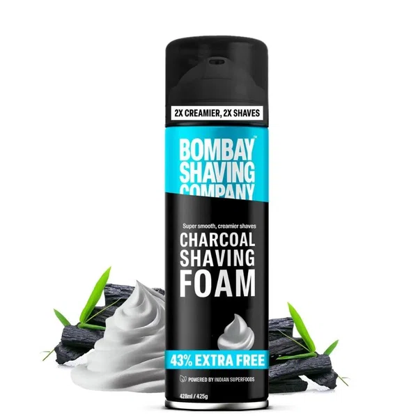 Bombay Shaving Company Charcoal Shaving Foam 425g