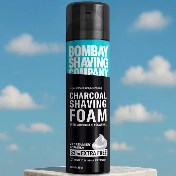 Bombay Shaving Company Charcoal Shaving Foam 264g
