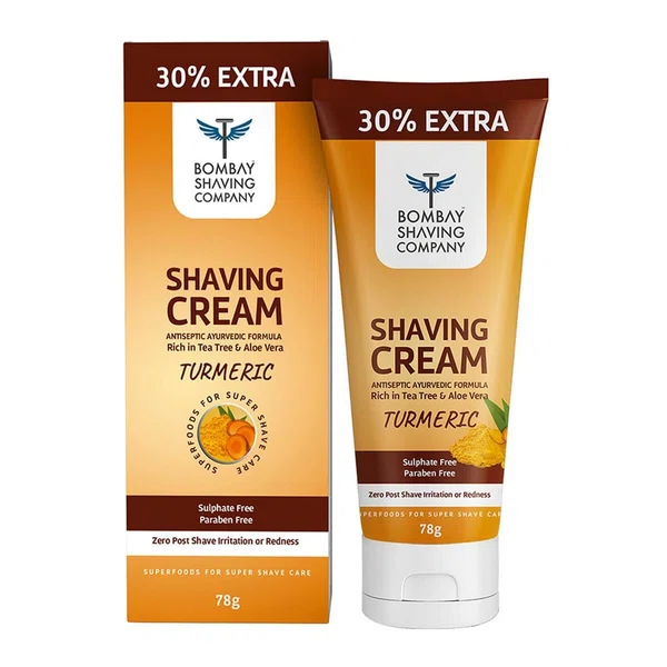Bombay Shaving Company Turmeric Shaving Cream 78g