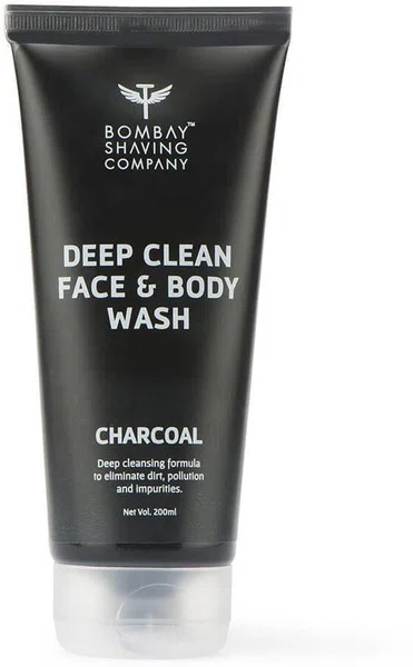 Bombay Shaving Company Deep Clean Face and Body Wash 200ml - Available at AfnoBazar Nepal