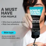 Bombay Shaving Company Charcoal Face Wash 100g - Available at AfnoBazar Nepal