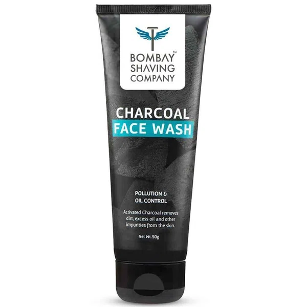 Bombay Shaving Company Charcoal Face Wash 50g - Available at AfnoBazar Nepal